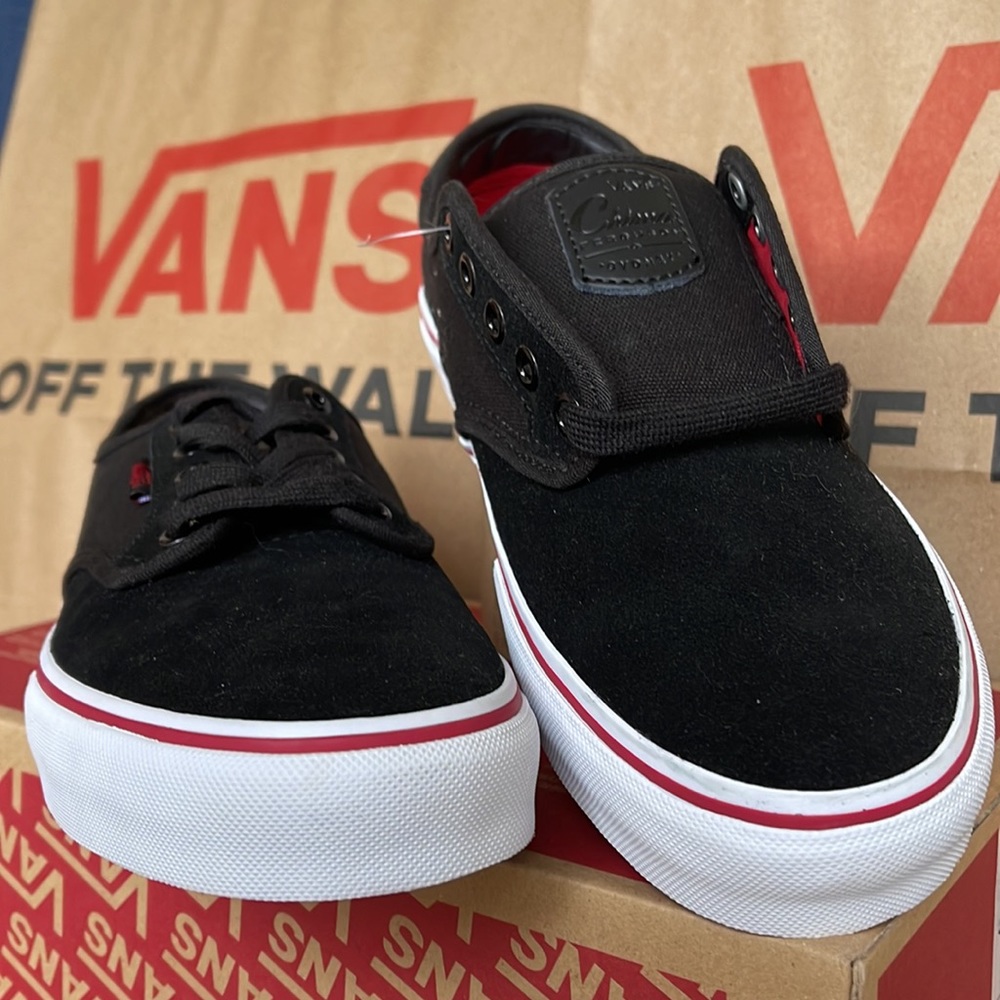 Vans Chima Ferguson Pro Black/White/Chili Pepper sneakers WMNS - Picture 8 of 16